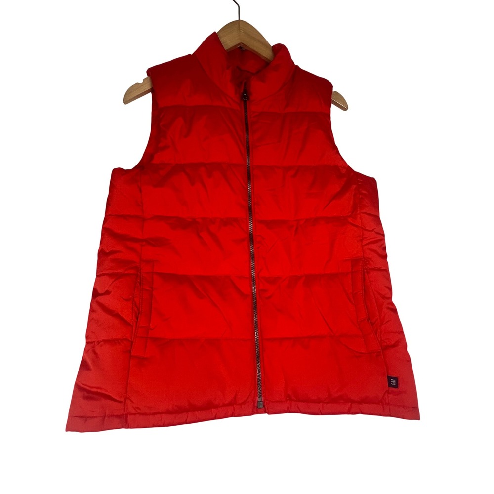 Gap Kids ColdControl Red Puffer Vest XL 12-13 Water Resistant Quilted Gilet
